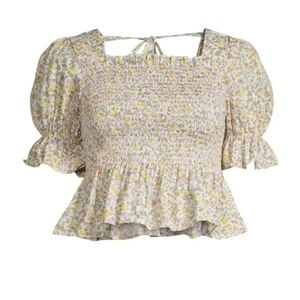 70/21 Smocked Crop Top